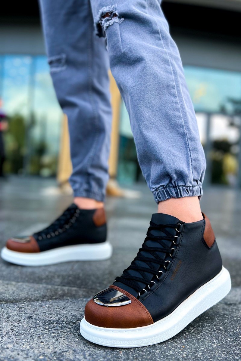 CH267 GBT Roma Mirror Erkek Bot SIYAH/TABA CH267 GBT Roma Mirror Erkek Bot SIYAH/TABA