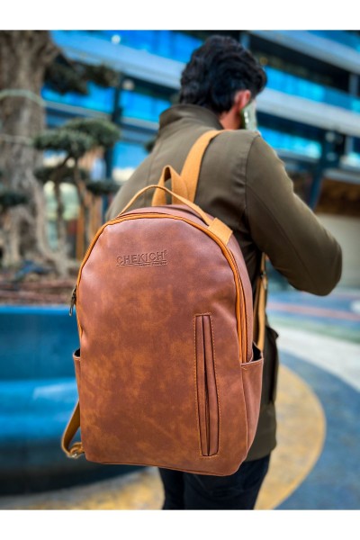 CNT104 - Cilt Erkek Sırt Çantası MAVI CNT104 - Cilt Erkek Sırt Çantası MAVI