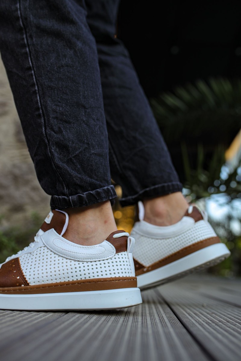 CH201 - CBT Hercules Erkek Ayakkabı TABA/BEYAZ