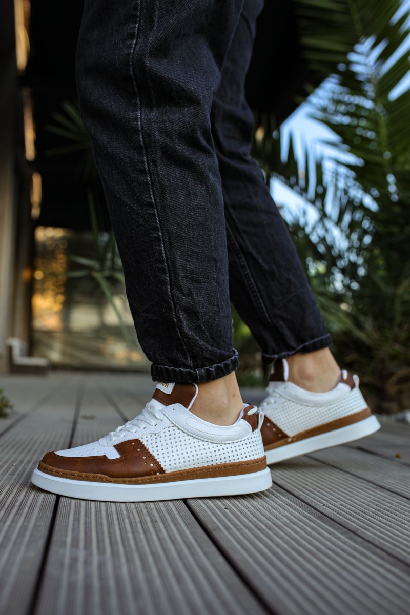 CH201 - CBT Hercules Erkek Ayakkabı TABA/BEYAZ