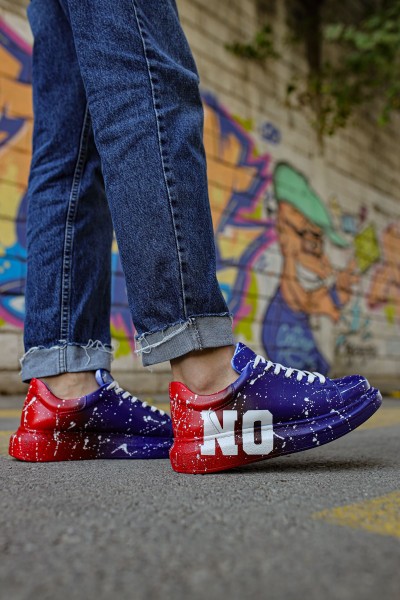 CH254 - CBT Pittura Erkek Ayakkabı 441 MAVI / KIRMIZI YES CH254 - CBT Pittura Erkek Ayakkabı 441 MAVI / KIRMIZI YES