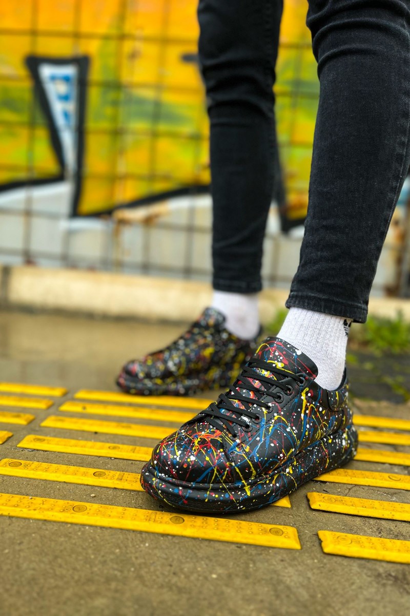 CH254 - CST Pittura Erkek Ayakkabı 498 SARI / MAVI / KIRMIZI SPLUSH CH254 - CST Pittura Erkek Ayakkabı 498 SARI / MAVI / KIRMIZI SPLUSH