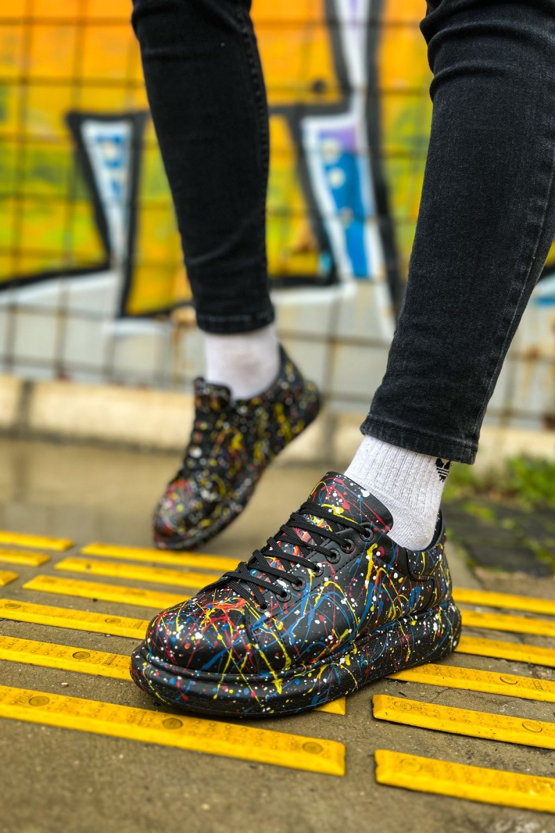 CH254 - CST Pittura Erkek Ayakkabı 498 SARI / MAVI / KIRMIZI SPLUSH CH254 - CST Pittura Erkek Ayakkabı 498 SARI / MAVI / KIRMIZI SPLUSH