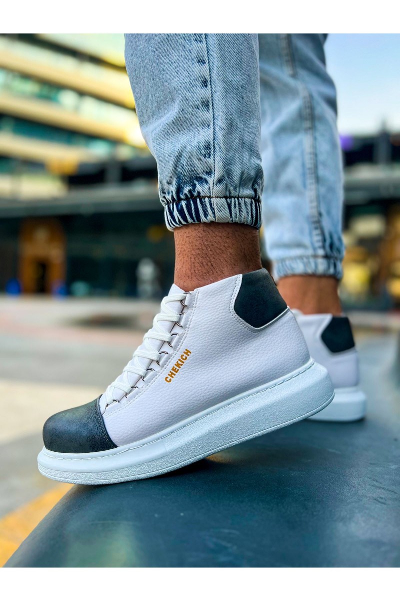 CH258 - GBT Roma Colourful Erkek Bot BEYAZ/ANTRASIT CH258 - GBT Roma Colourful Erkek Bot BEYAZ/ANTRASIT