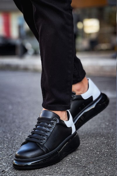 CH295 - CST Sollıevo Erkek Ayakkabı SIYAH/BEYAZ