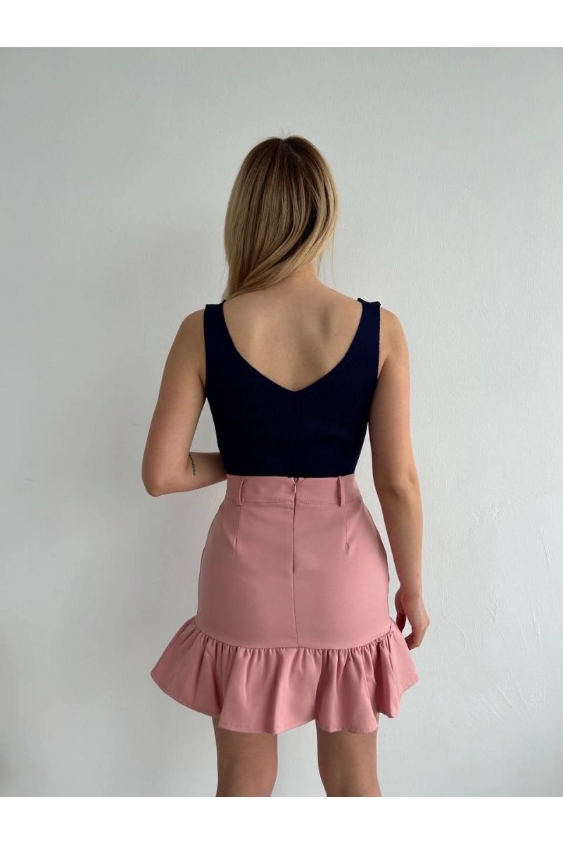 Altı fırfırlı etek pudra s24817 Altı fırfırlı etek pudra s24817