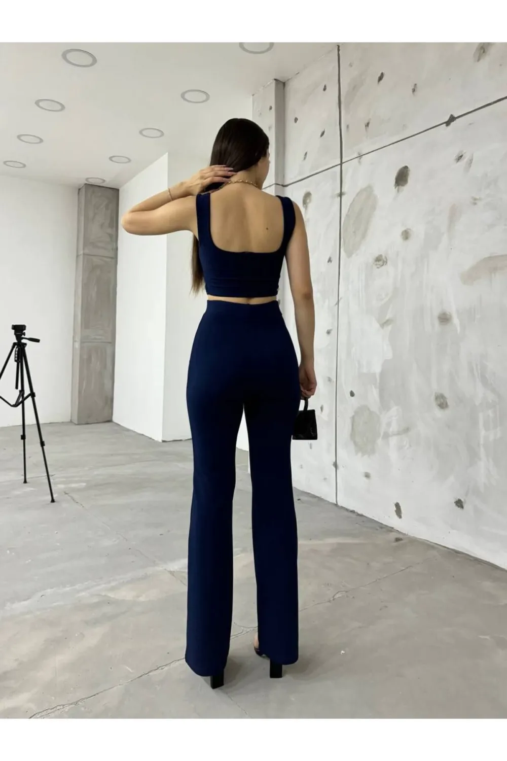 Lacivert Bilyeli İnterlook Alt Üst Takım — görsel 5 · KV2025010079