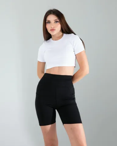 Beyaz Fitilli Kaşkorse Mini Bluz — görsel 1