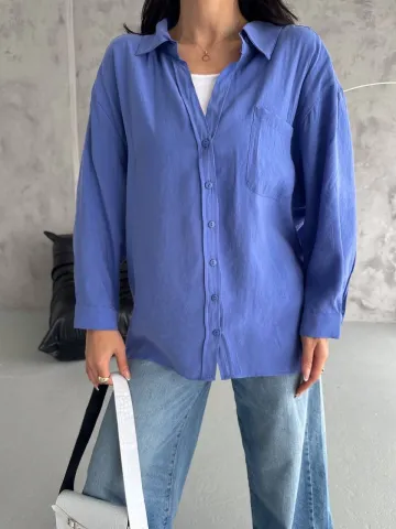 Modal oversize cepli gömlek — görsel 2